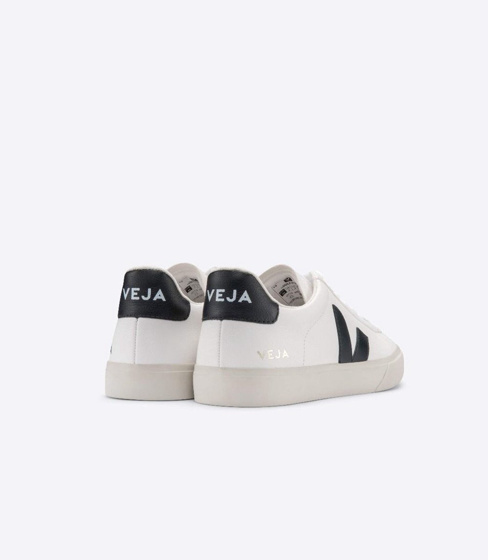 Tenis Veja Mujer - Campo Chromefree - Blancos/Negros - 943ZAJGDQ